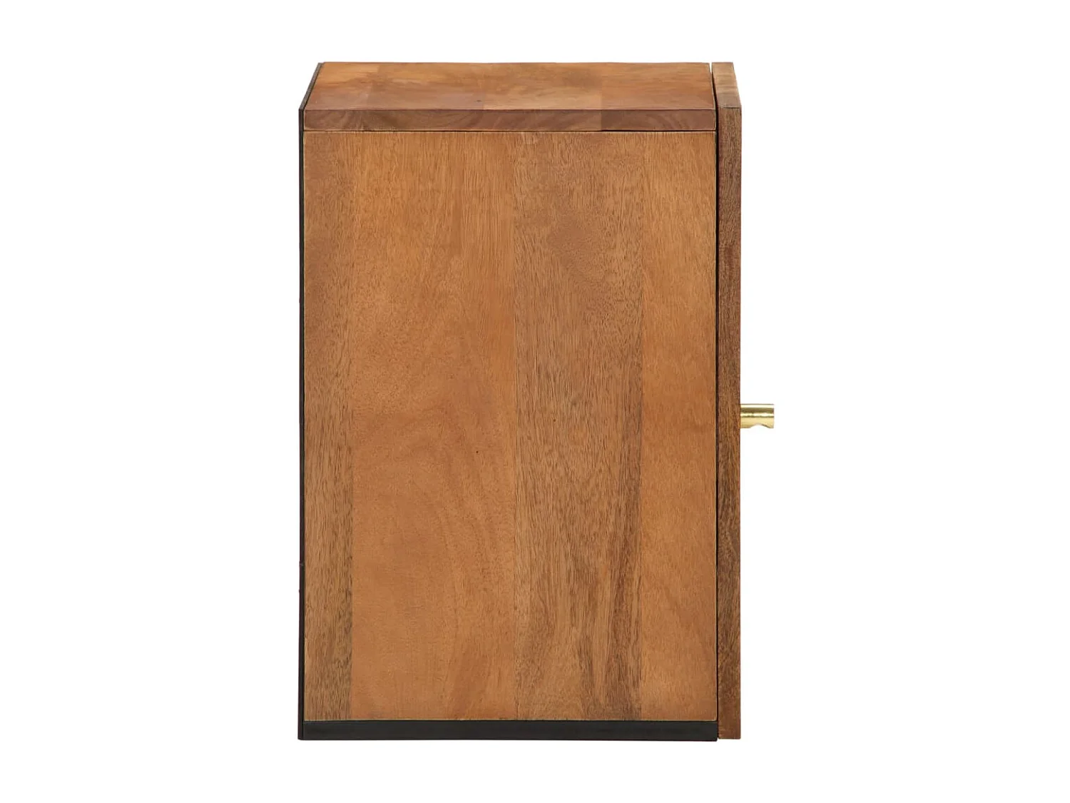 Mueble de baño de pared 38x33x48cm madera maciza de mango