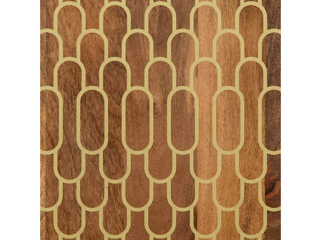 Mueble de baño de pared 38x33x48cm madera maciza de mango