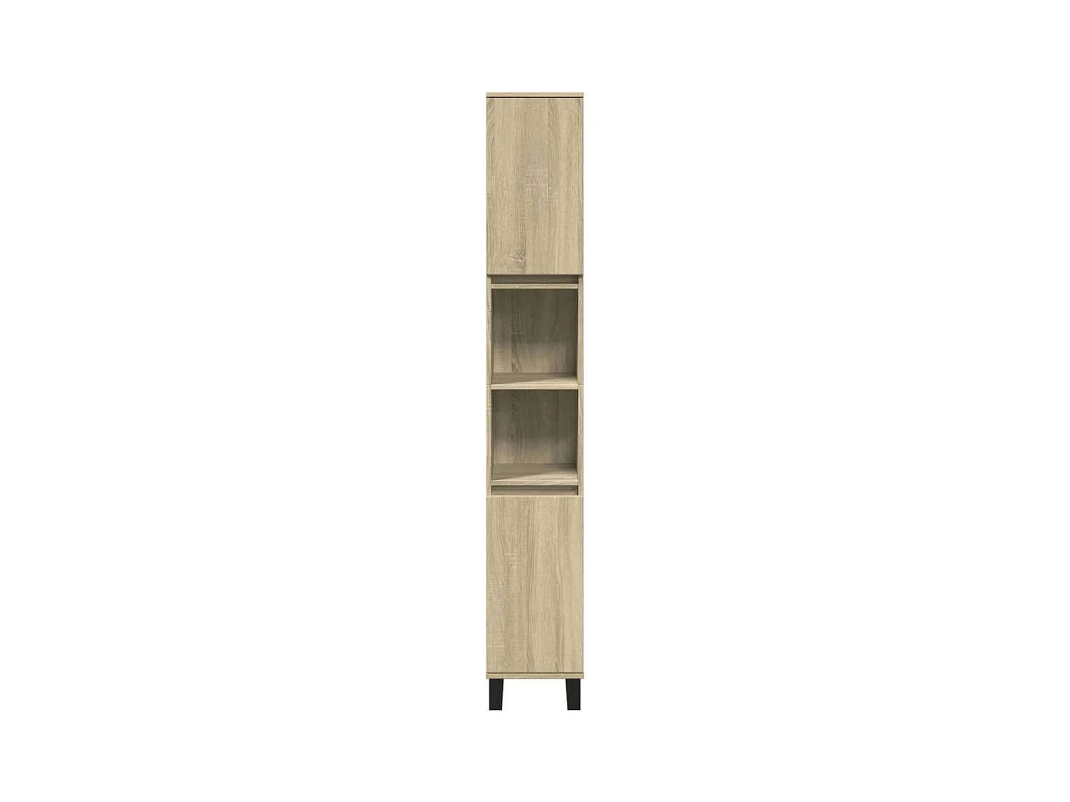 Armoire salle de bain chêne sonoma 30x30x190 cm
