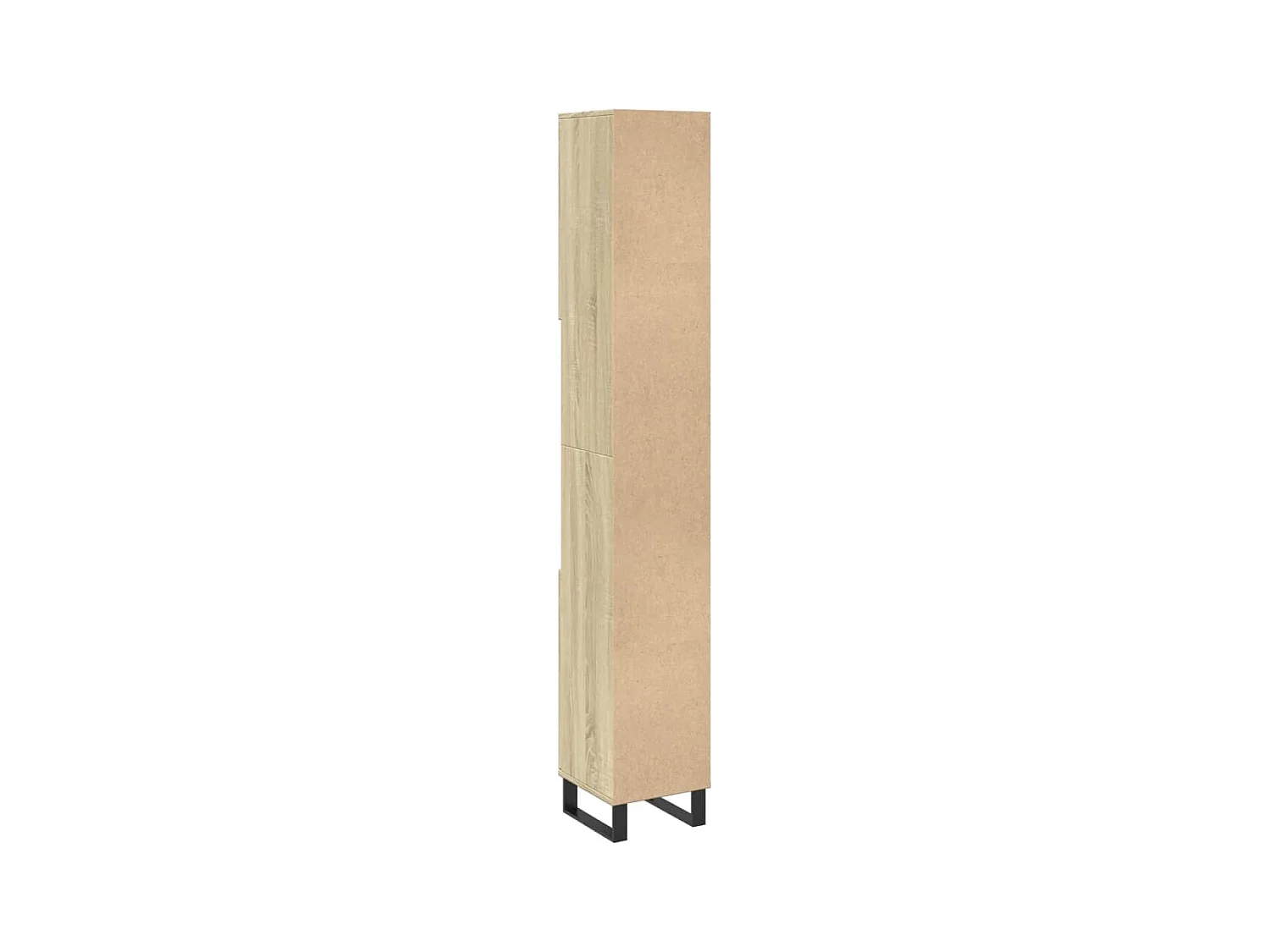Armoire salle de bain chêne sonoma 30x30x190 cm