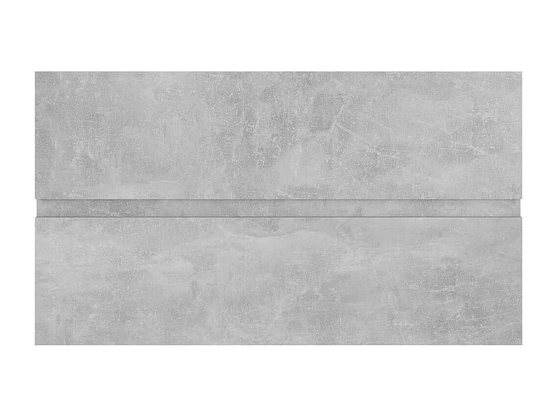 Mueble con lavabo madera de ingeniería gris hormigón