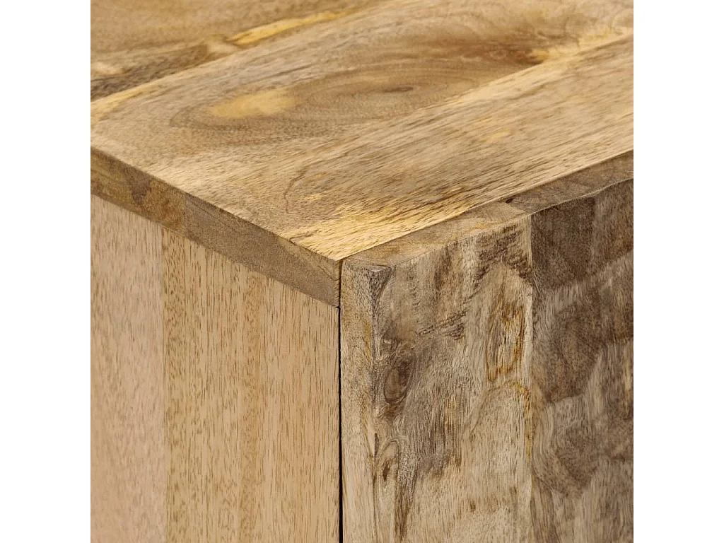 Badschrank 38x33x58 cm Massivholz Mango