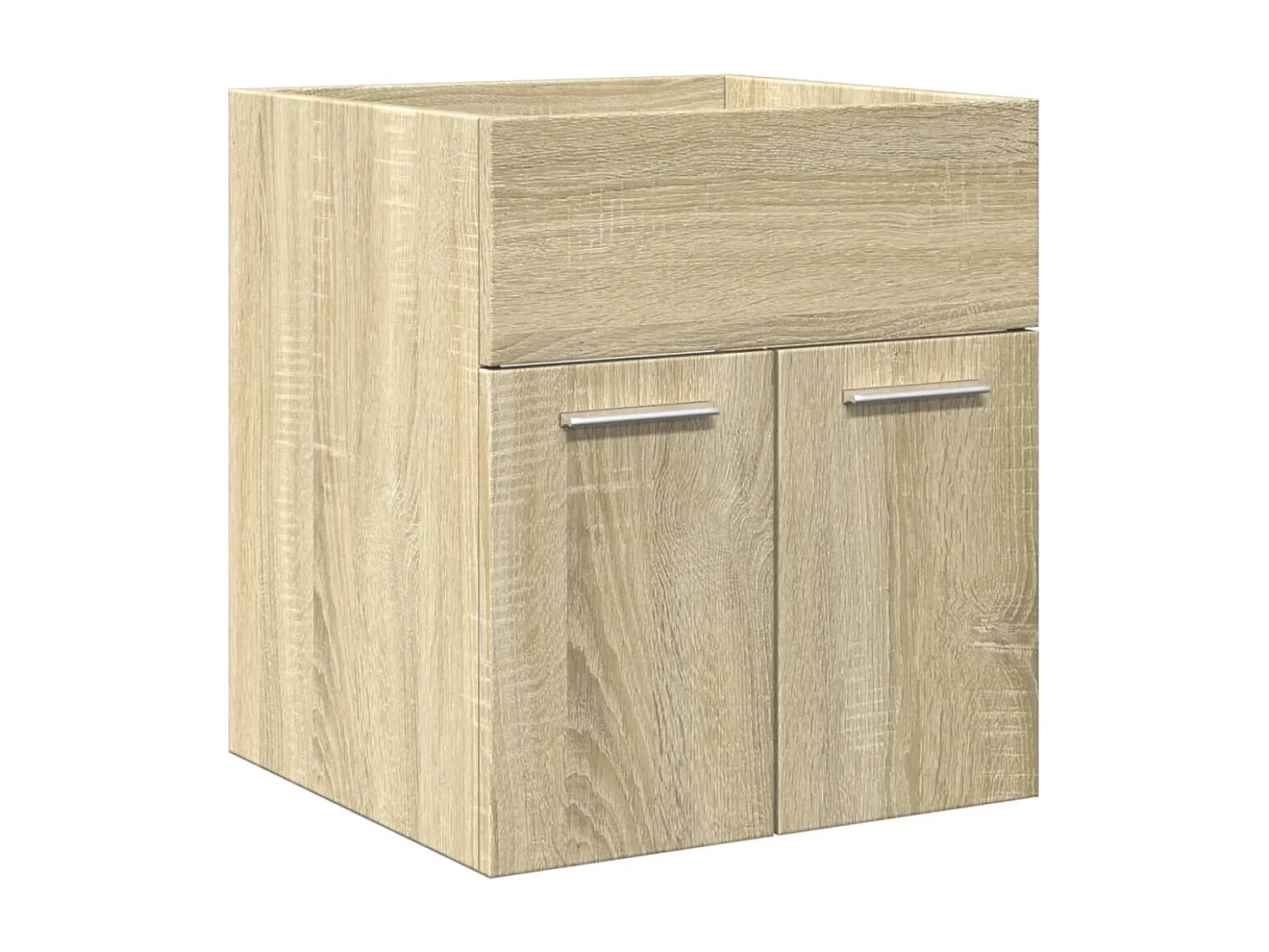 Conjunto de toucador de banheiro de 3 peças Sonoma Oak