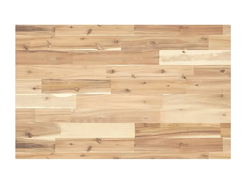 Dessus de meuble de salle de bain non traité bois d'acacia