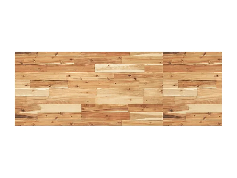 Encimera tocador baño madera acacia acabado aceite 120x50x2 cm