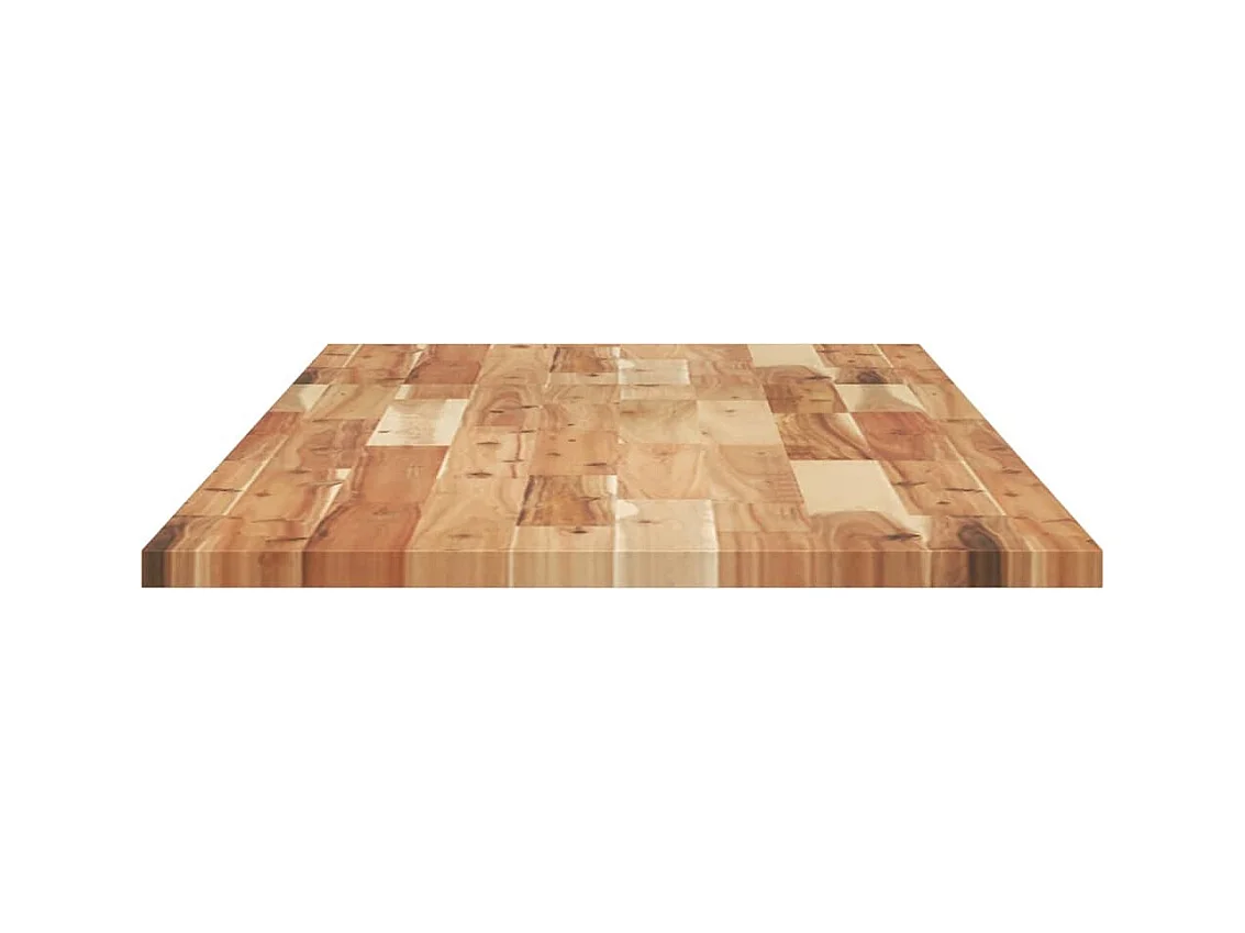 Piano da Bagno Finitura a Olio 120x50x2 cm in Legno di Acacia