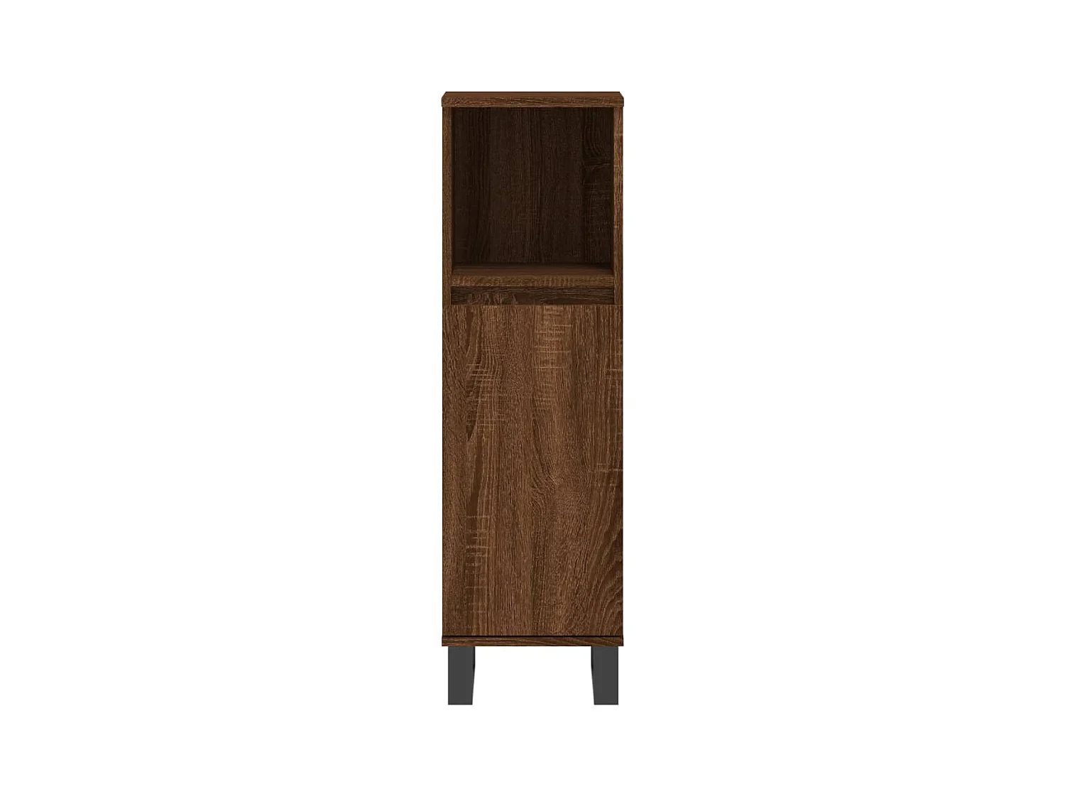 Armoire de bain chêne marron 30x30x100 cm bois d'ingénierie