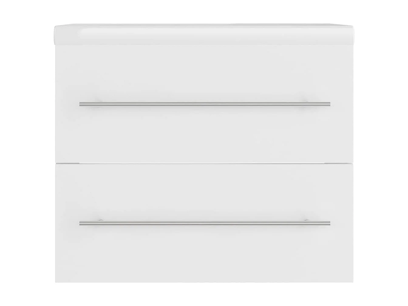 Armário com lavatório embutido derivados de madeira branco