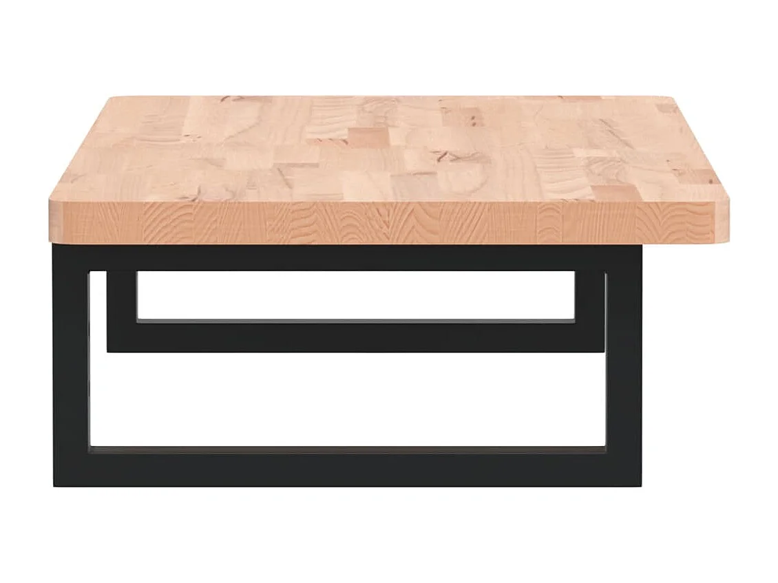 Badkamer wandschap staal en massief beukenhout