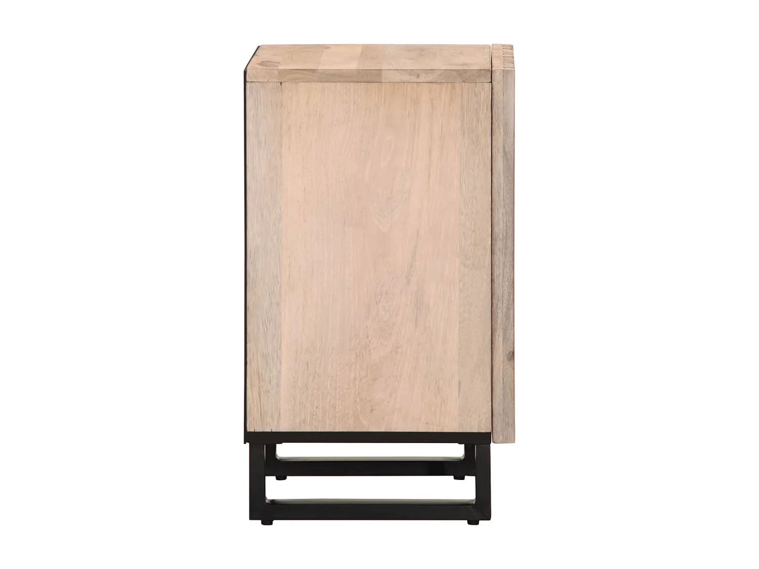 Armoire de salle de bain 38x34x58 cm bois massif de manguier