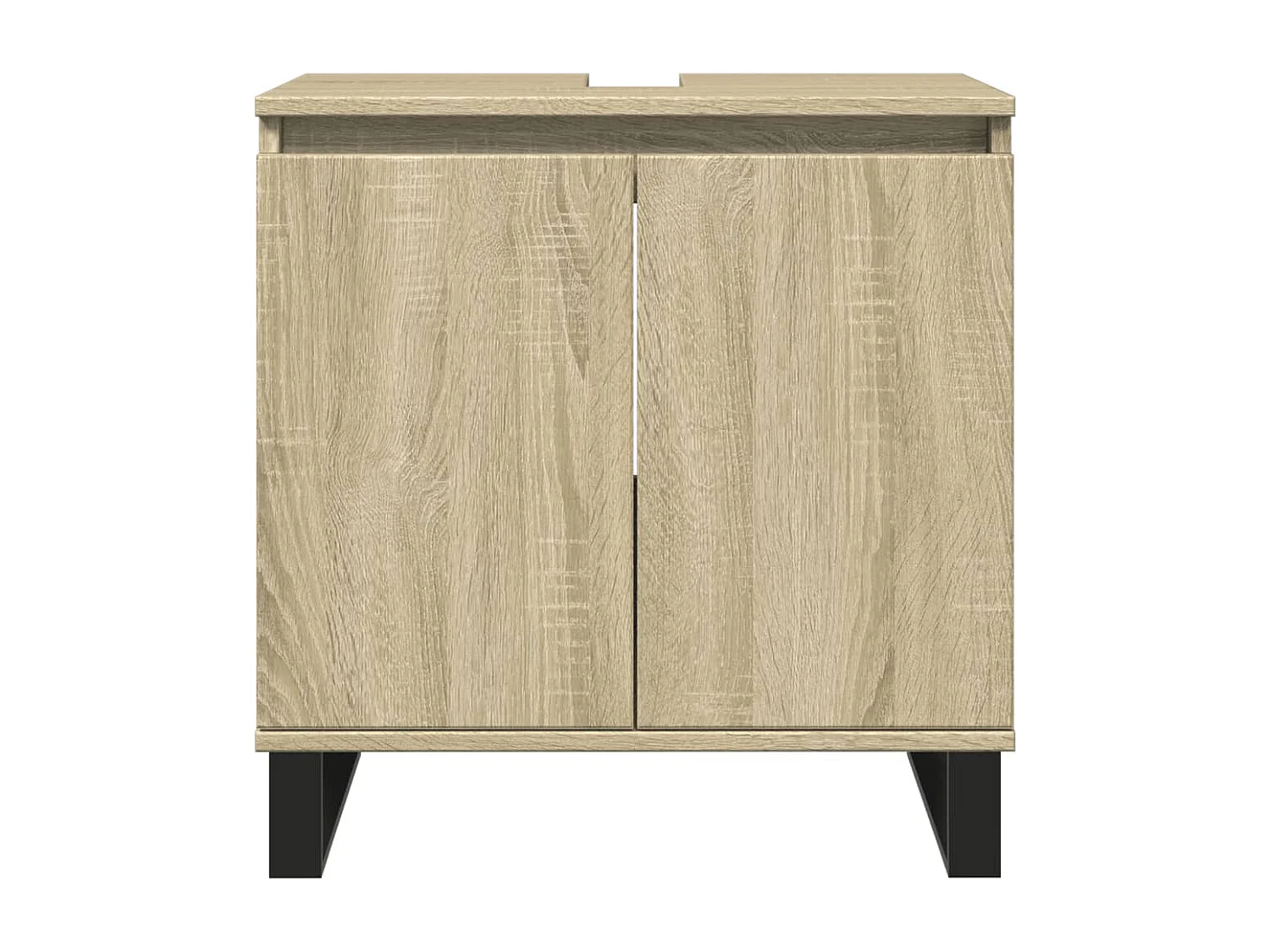 Armoire de bain chêne sonoma 58x33x60 cm bois d'ingénierie