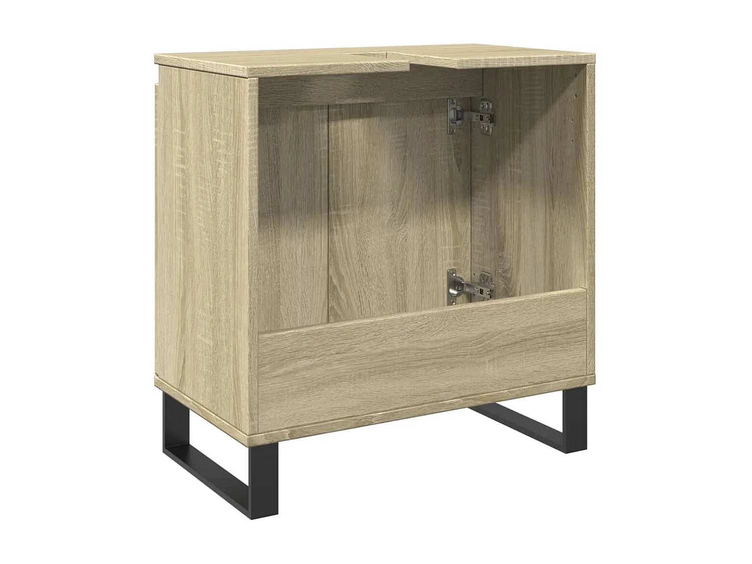 Armoire de bain chêne sonoma 58x33x60 cm bois d'ingénierie