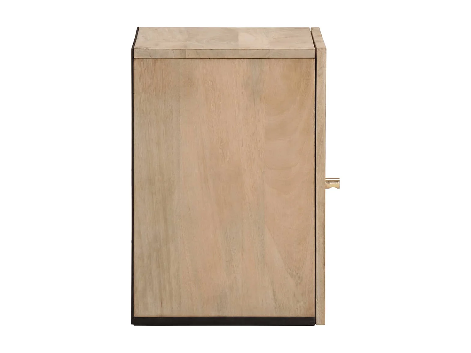 Armoire de salle de bain murale 38x33x48cm bois massif manguier