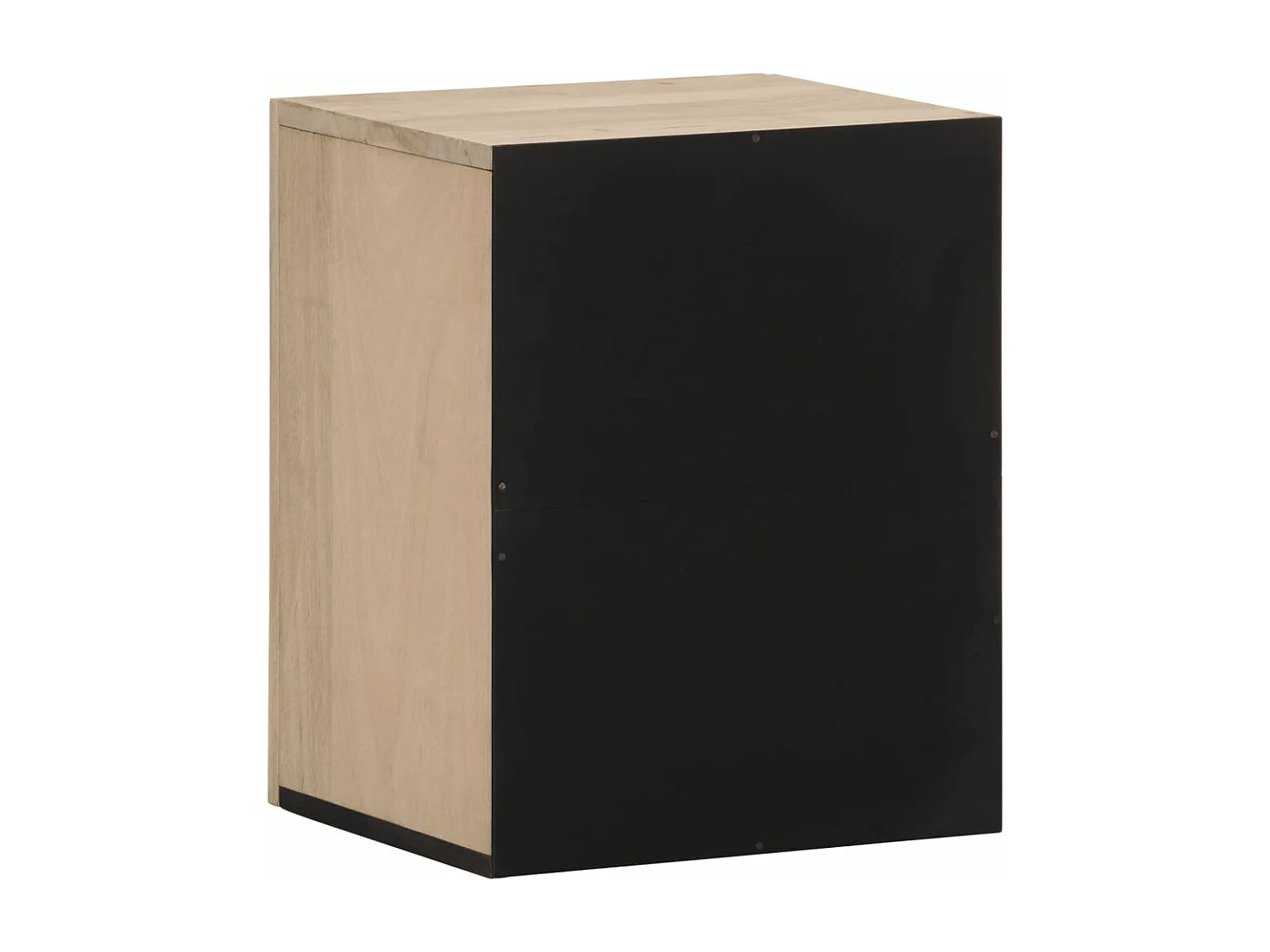 Armoire de salle de bain murale 38x33x48cm bois massif manguier