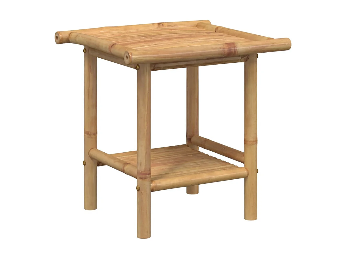 Couchtisch 45x45x45 cm Bambus