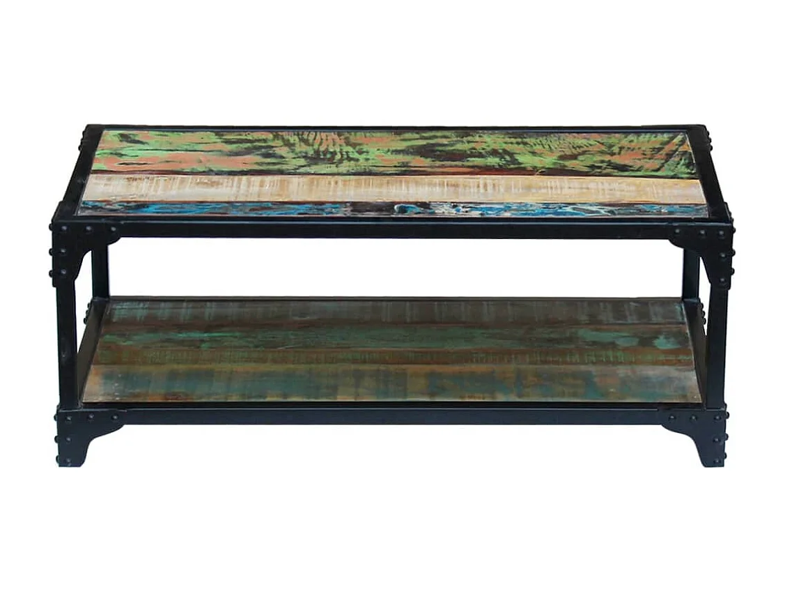 Salontafel massief gerecycled hout