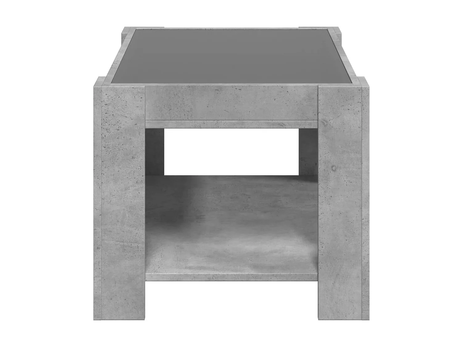 Mesa de centro c/ LEDs 73x53x45 cm derivados de madeira