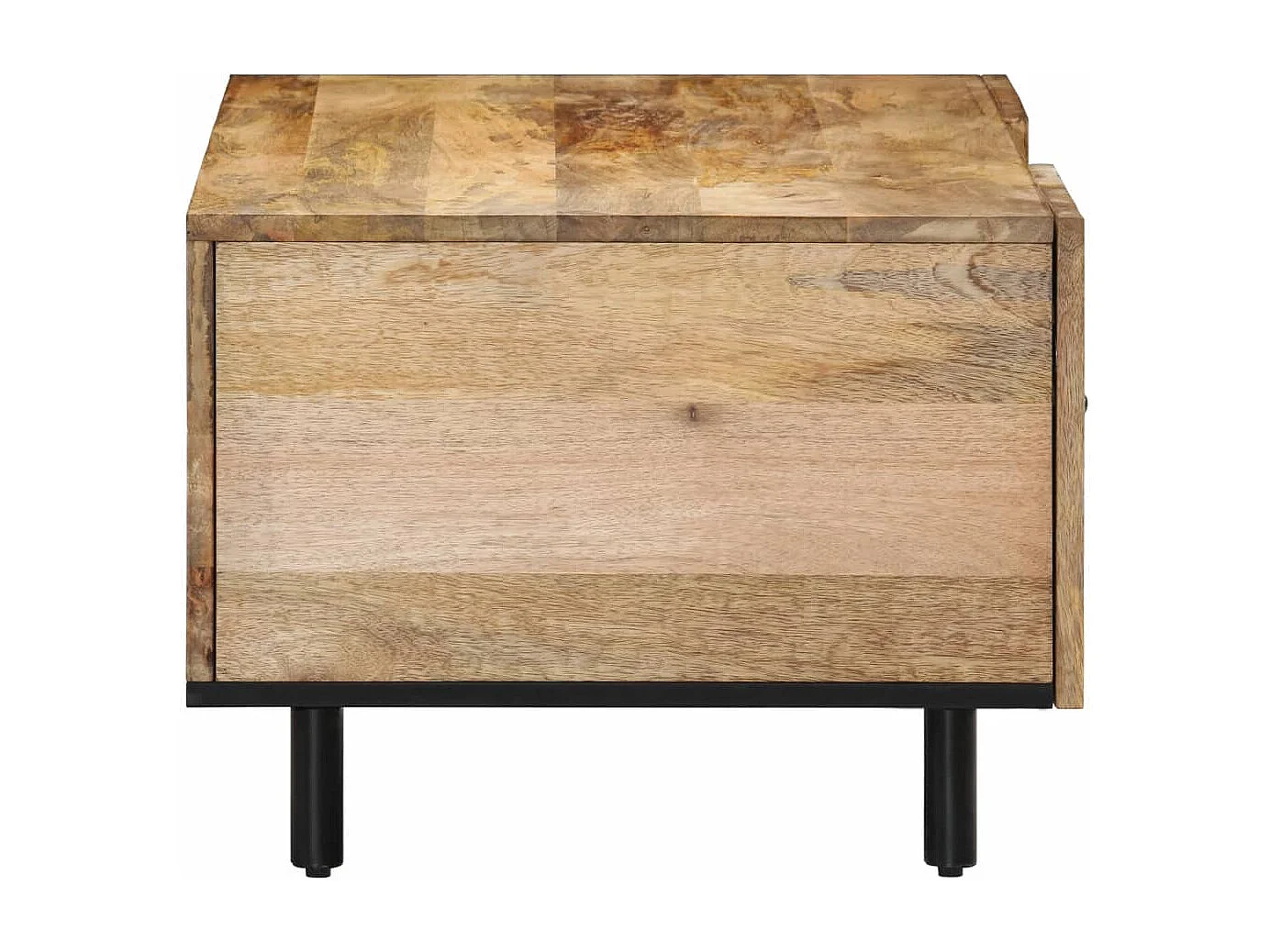 Mesa de centro de madera maciza mango 100x54x40 cm