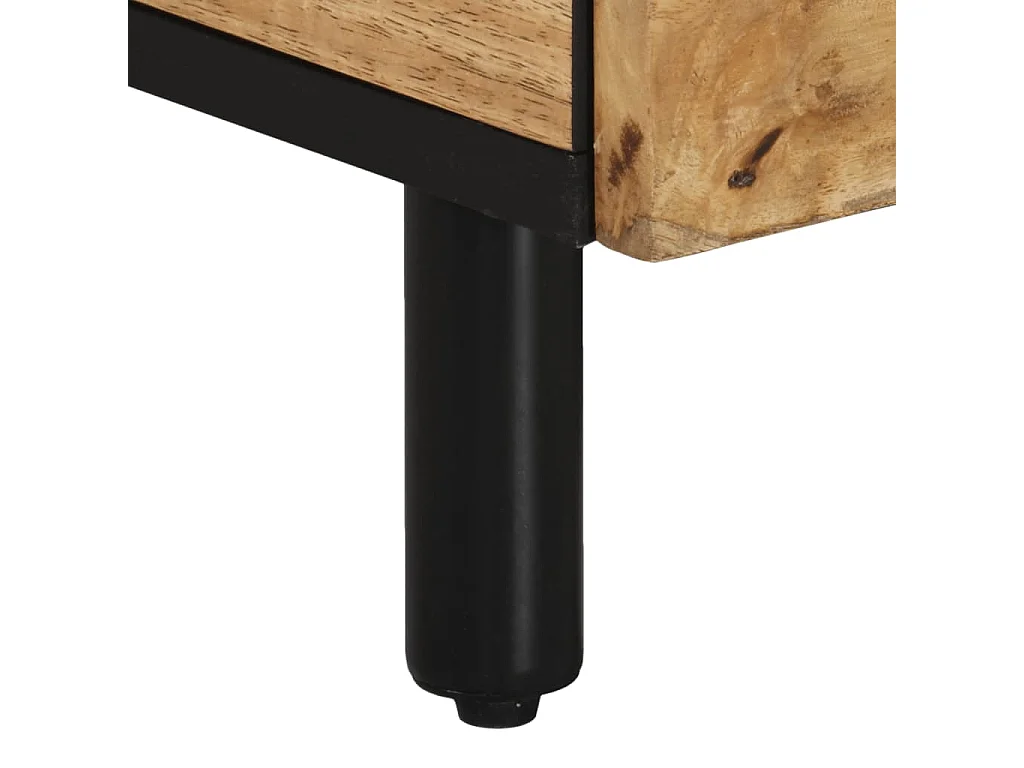 Couchtisch 80x54x40 cm Massivholz Mango