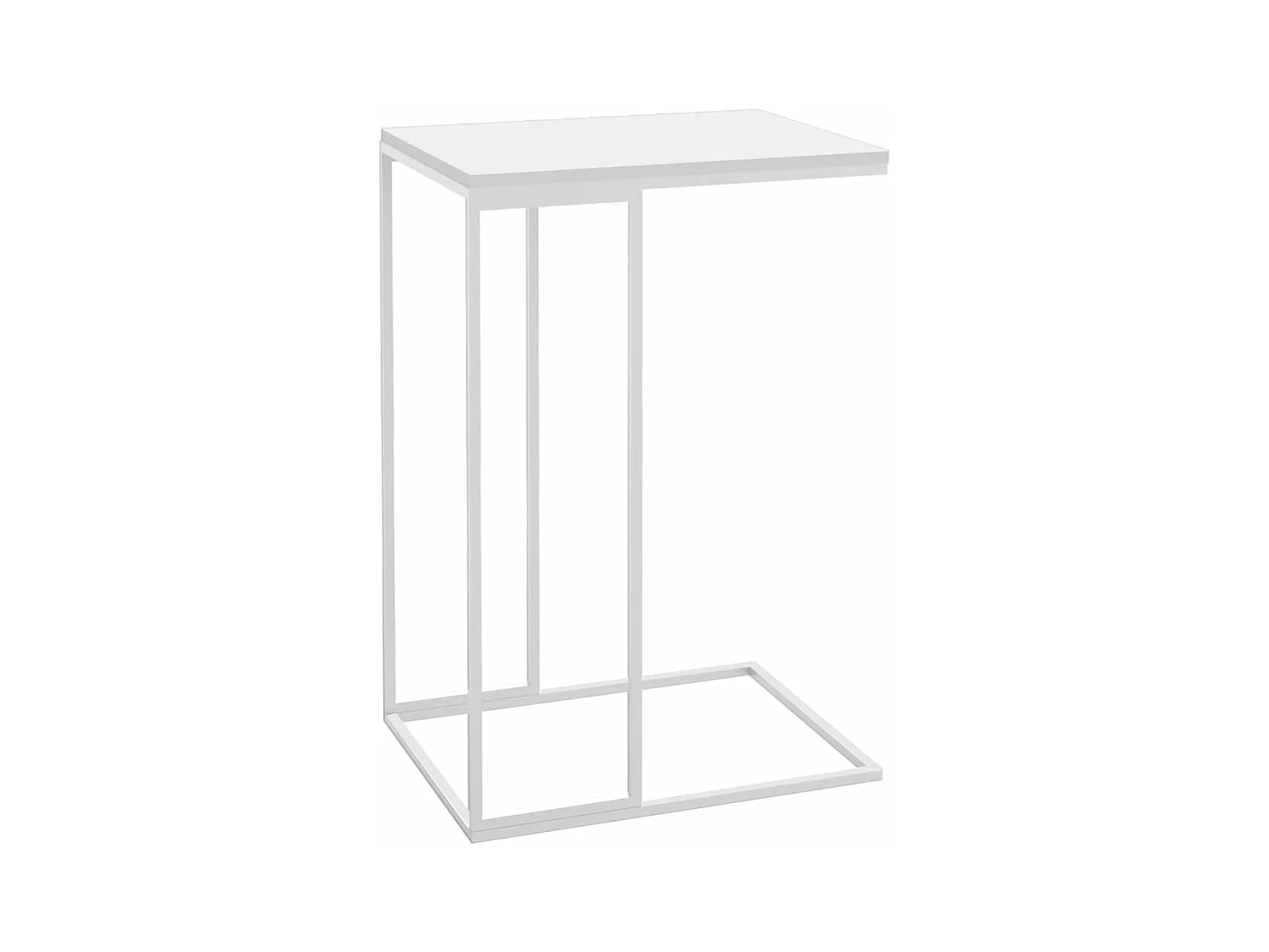 Beistelltisch Weiß 40x30x59 cm Holzwerkstoff