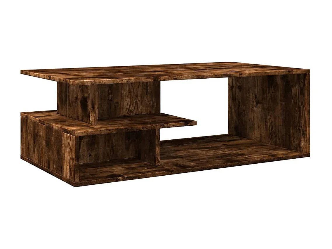 Mesa de centro 102x55x35 cm derivados madeira carvalho fumado