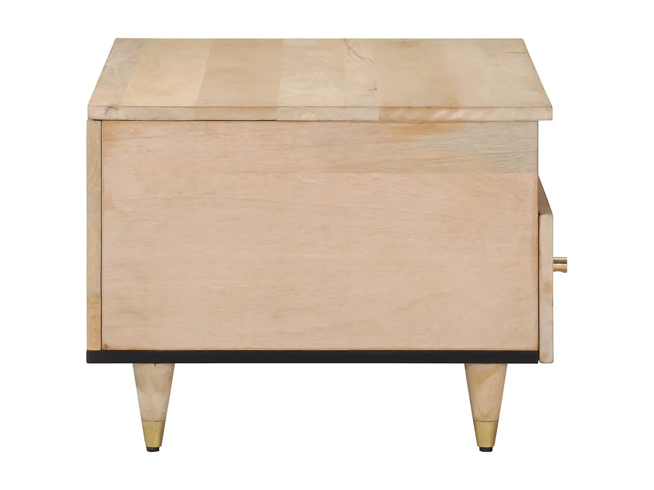 Table basse 80x54x40 cm bois de manguier massif