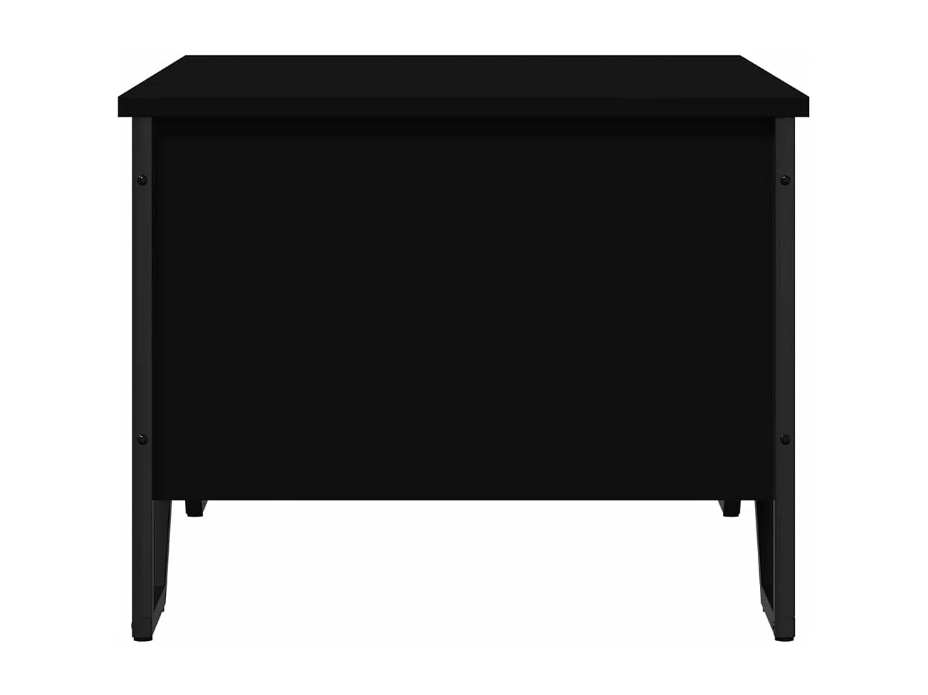 Mesa de centro 75x51x40 cm derivados de madeira preto