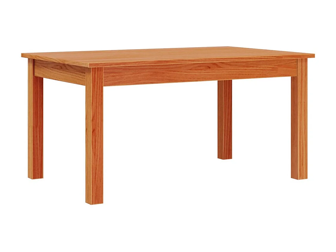 Tavolino da Salotto Marrone Cera Legno Massello di Pino