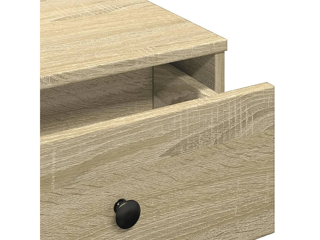 Tavolino da Salotto Rovere Sonoma 60x45x31 cm Legno Multistrato