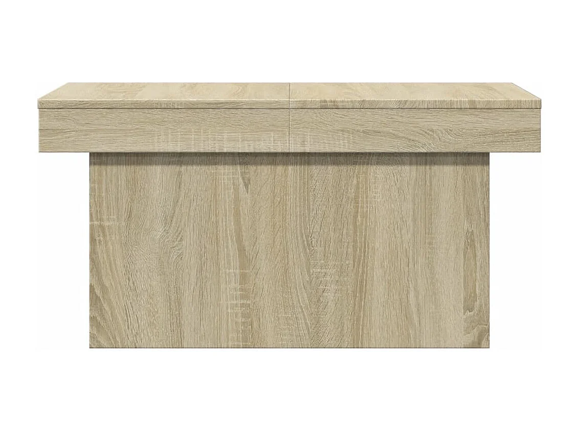 Table basse chêne sonoma 80x55x40 cm bois d'ingénierie
