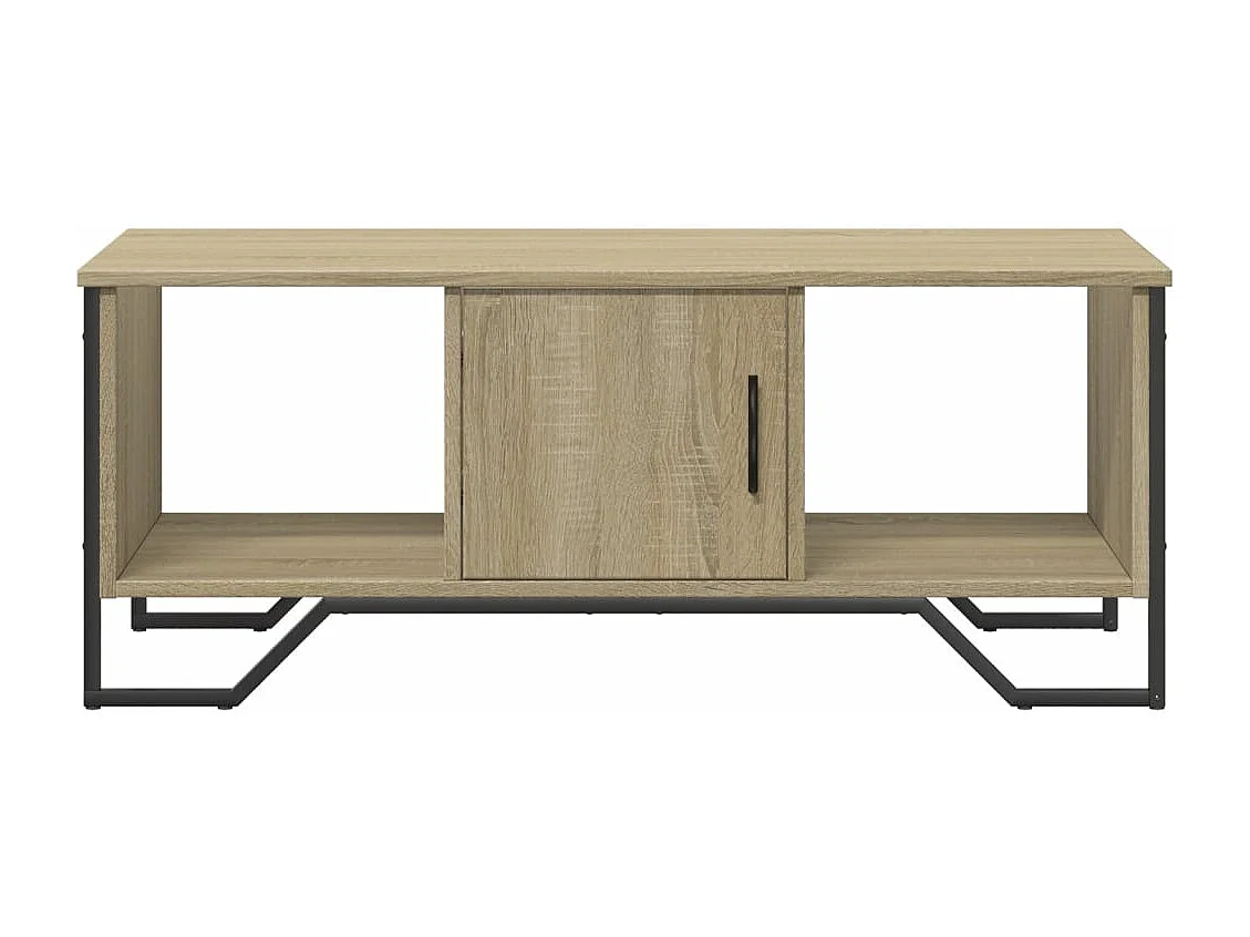 Table basse chêne sonoma 100x51x40 cm bois d'ingénierie