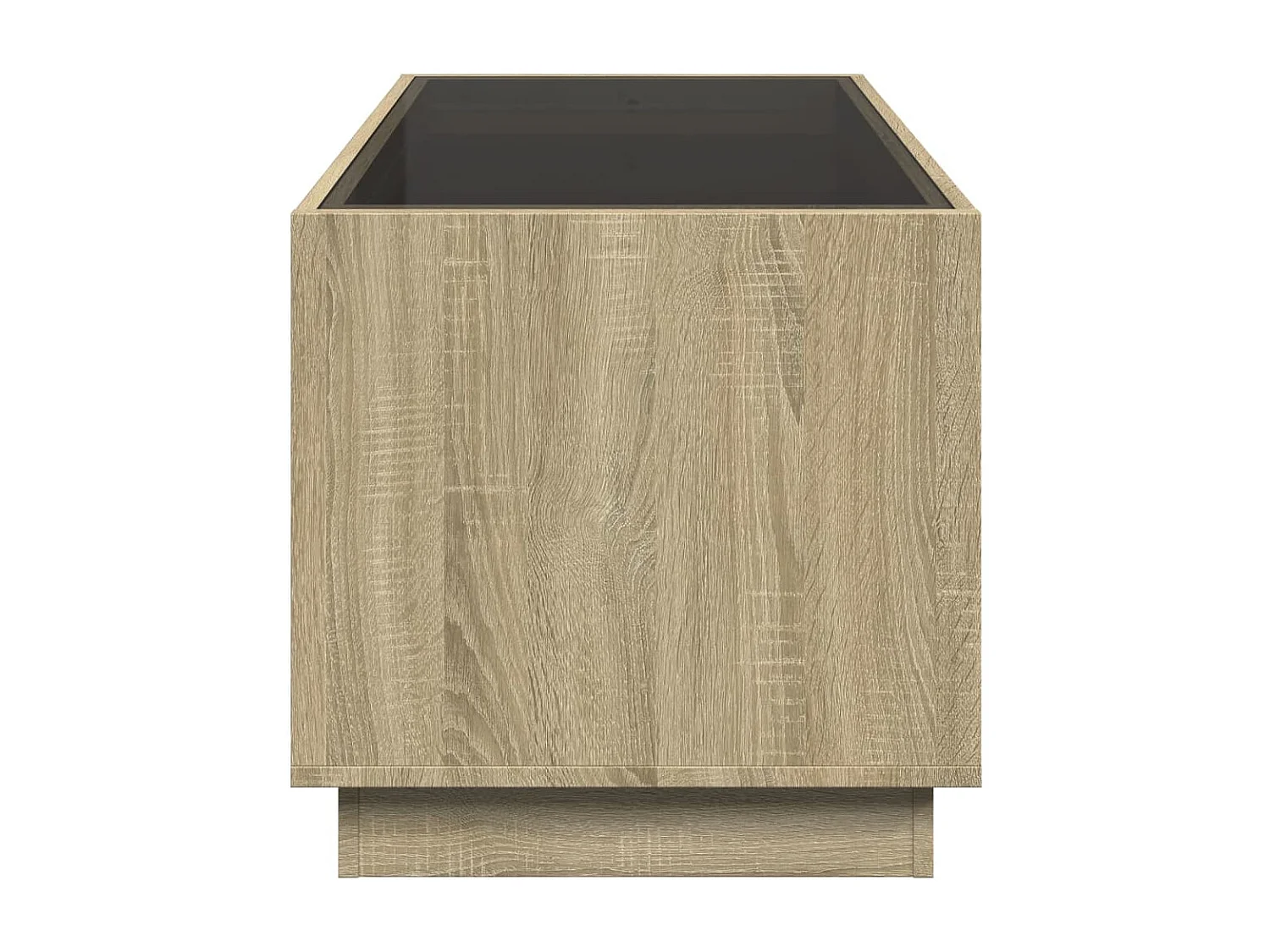 Table basse avec LED infini chêne sonoma 70x50x50 cm