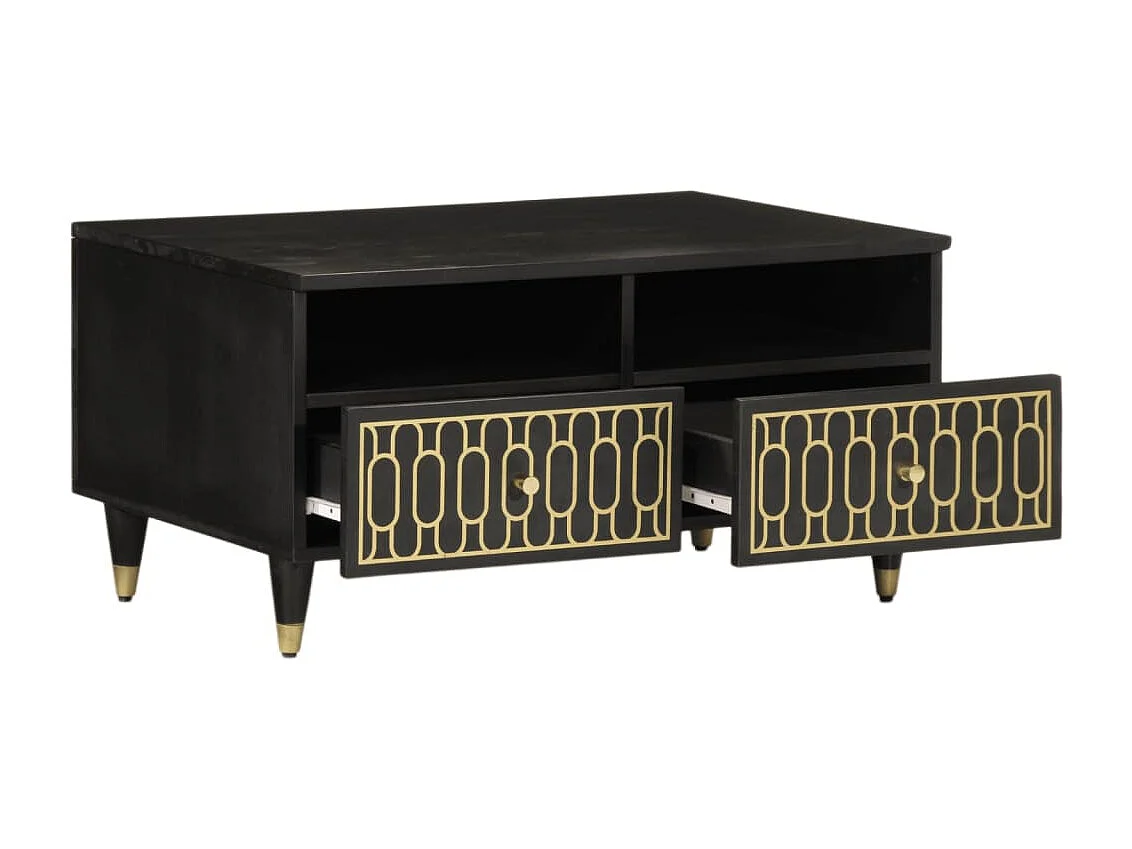 Table basse 80x54x40 cm bois de manguier massif