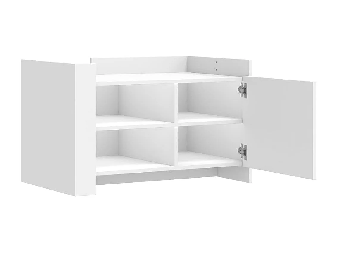 Mesa de centro 80x50x50 cm derivados de madeira branco