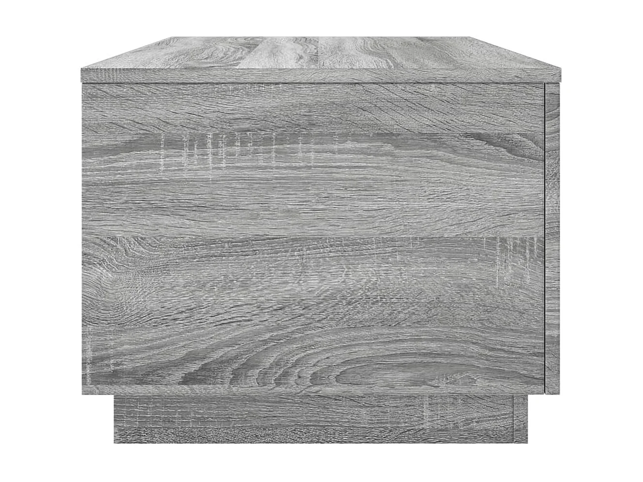 Tavolino da Soggiorno con Luci LED Grigio Sonoma 90x50x40 cm