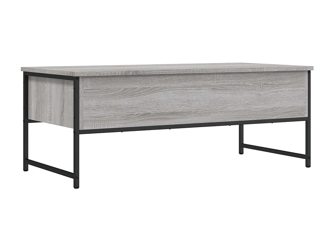 Tavolino Salotto Grigio Sonoma 101x49x39,5 cm Legno Multistrato