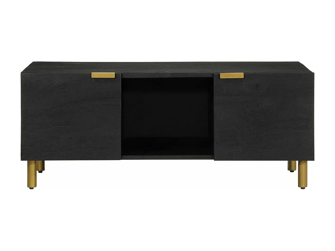 Table basse noir 100x54x40 cm bois d'ingénierie