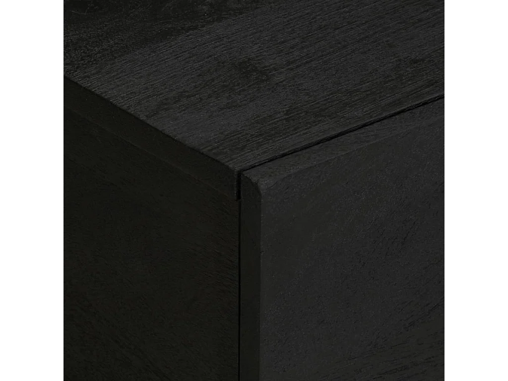 Table basse noir 100x54x40 cm bois d'ingénierie