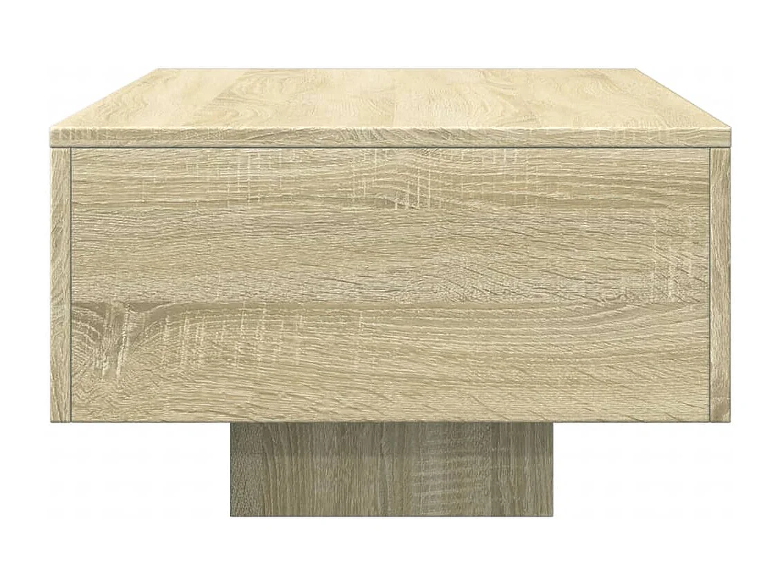 Table basse chêne sonoma 100x49,5x31 cm bois d'ingénierie