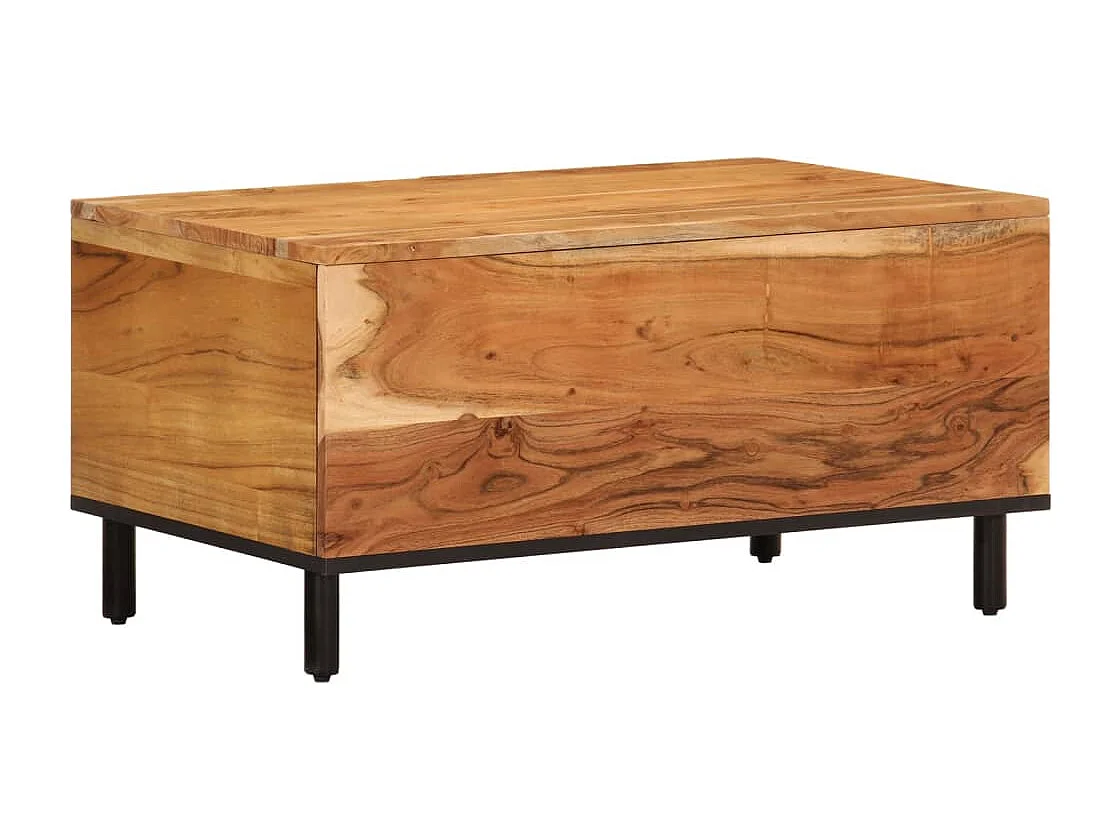 Couchtisch 80x50x40 cm Massivholz Akazie