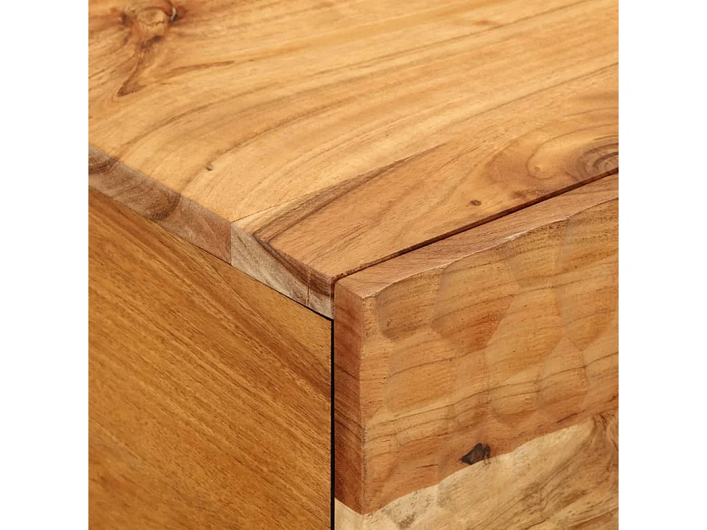 Couchtisch 80x50x40 cm Massivholz Akazie