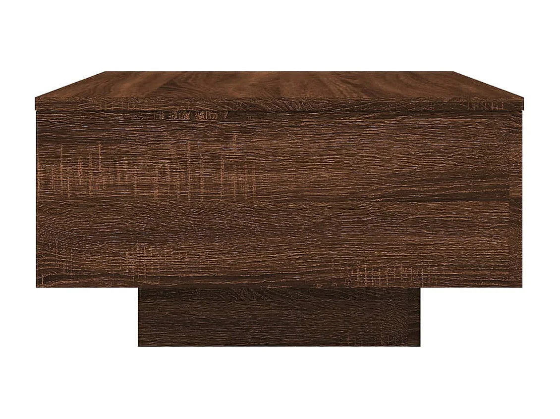 Couchtisch Braun Eichen-Optik 55x55x31 cm Holzwerkstoff