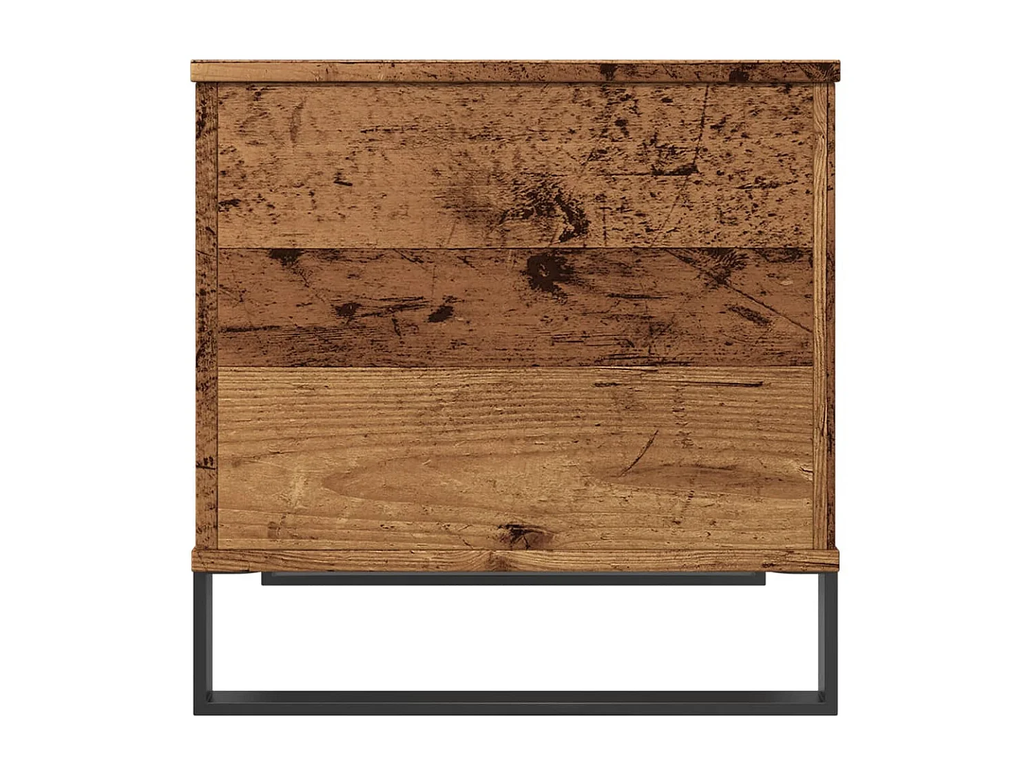 Table basse vieux bois 60x44,5x45 cm bois d'ingénierie