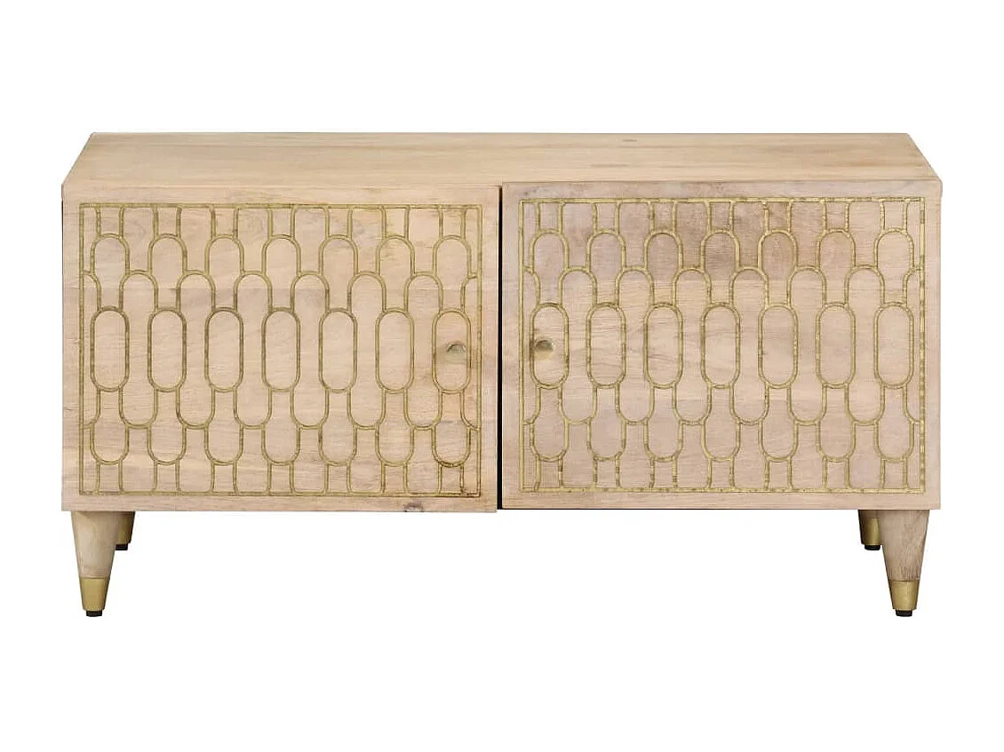 Salontafel 80x50x40 cm massief mangohout