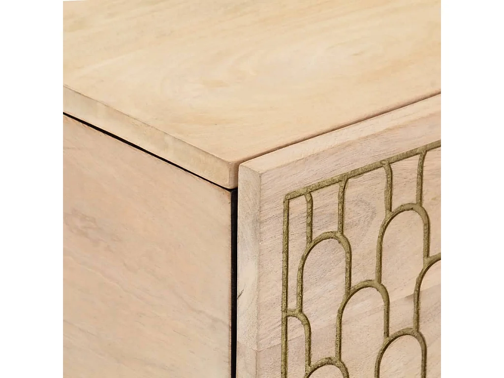 Salontafel 80x50x40 cm massief mangohout