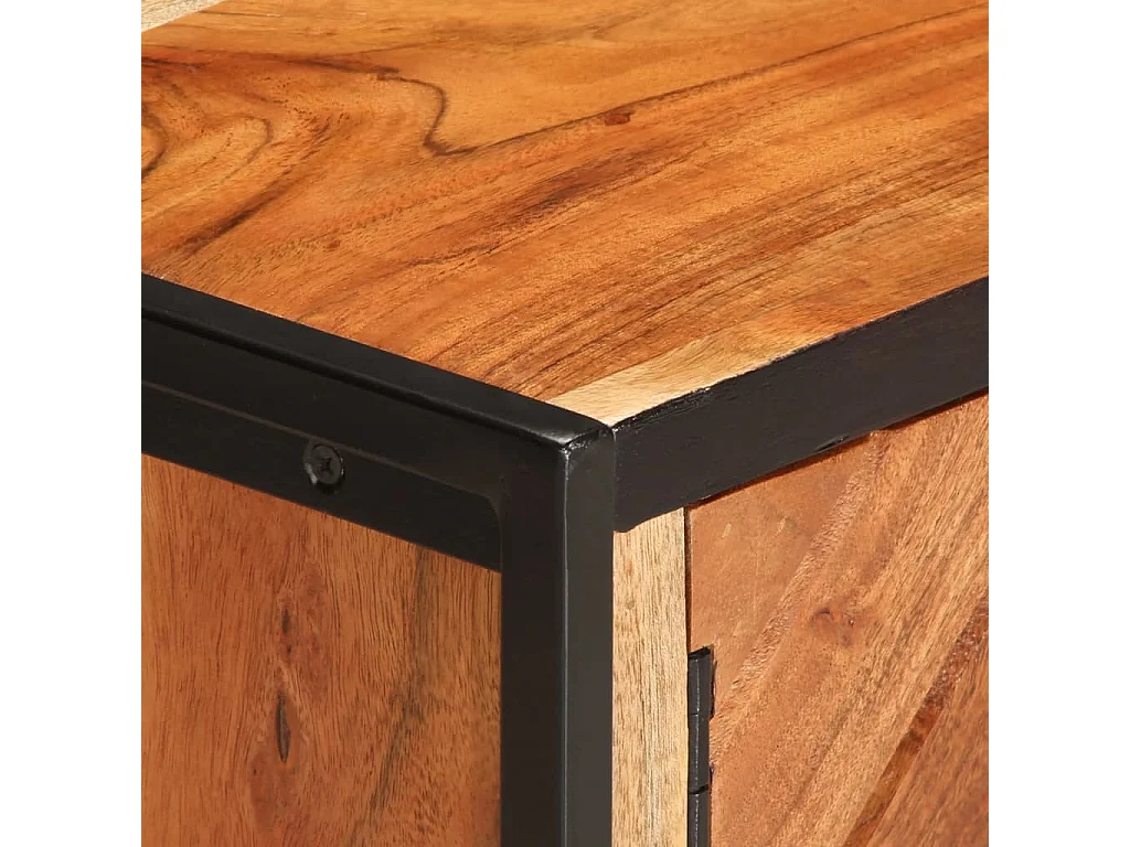 Couchtisch 90x55x40 cm Massivholz Akazie