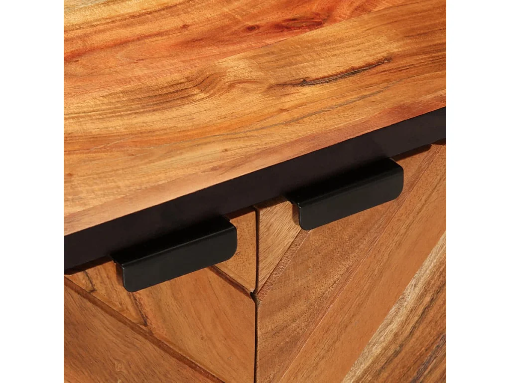 Couchtisch 90x55x40 cm Massivholz Akazie