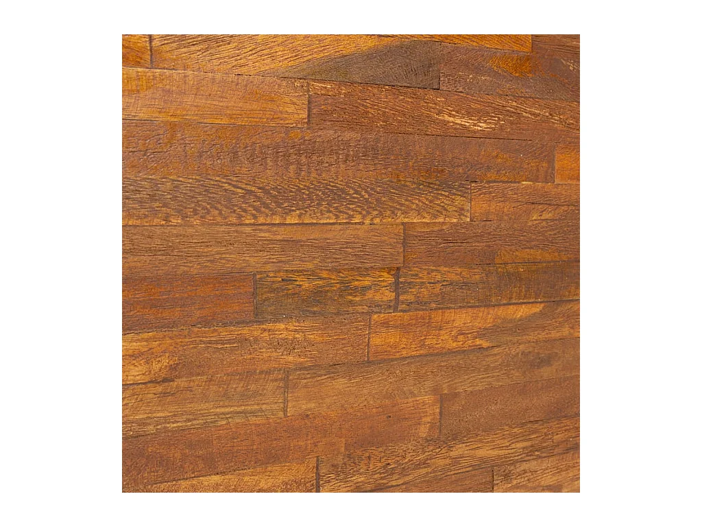 Mesa de centro de madera maciza de teca 110x45x38 cm