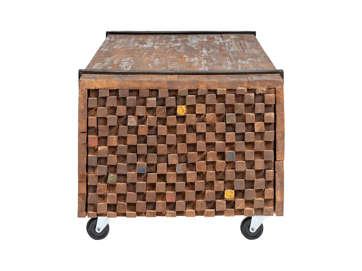 Table basse 110x45x38 cm bois de teck solide