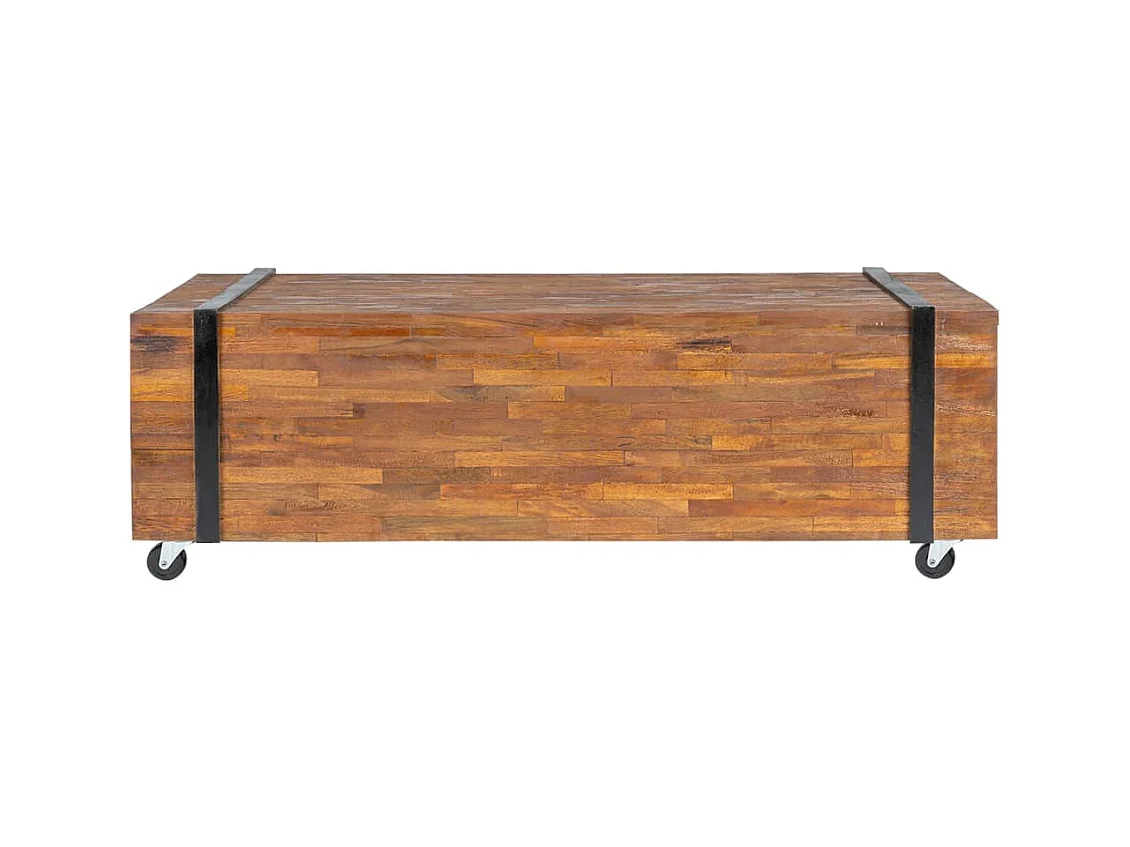 Table basse 110x45x38 cm bois de teck solide